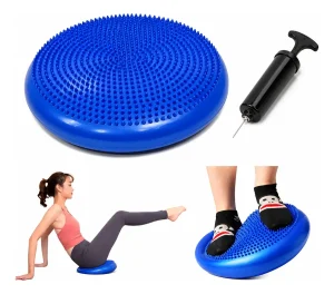 Disco Cojin Equilibrio Balance Bosu Sensorial Yoga Azul