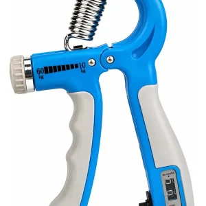 Hand Grip Ejercitador Con Contador 60-10kg Color AZUL