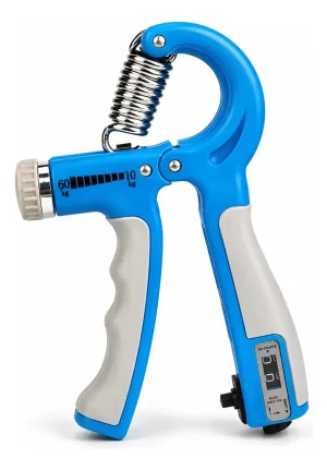 Hand Grip Ejercitador Con Contador 60-10kg Color AZUL