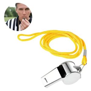 Silbato Metálico De Arbitro Entrenamiento Deporte Metalico