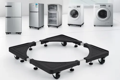 Base Móvil Con Ruedas Ajustable Lavadora Refrigerador - Imagen 3