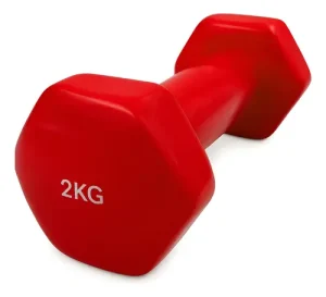 Par Mancuerna Hexagonal De Vinilo 2kg (4kg Total)