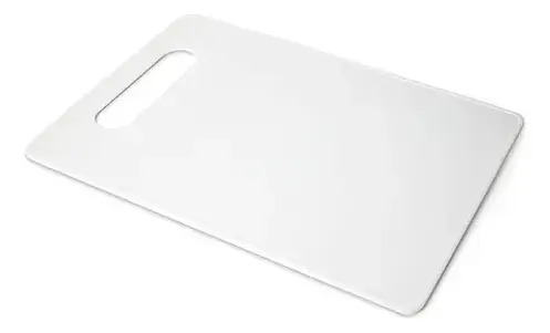 Tabla De Cortar Plástica 25x40x1.0cm Lisa Lisa Blanco - Imagen 3
