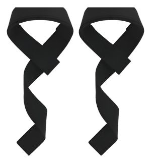 Par De Straps Muñequera Gym Crossfit Negro