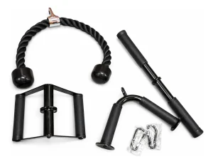 Kit Entrenamiento 4 Pieza Polea/cuerda/fuerza/brazos/tríceps