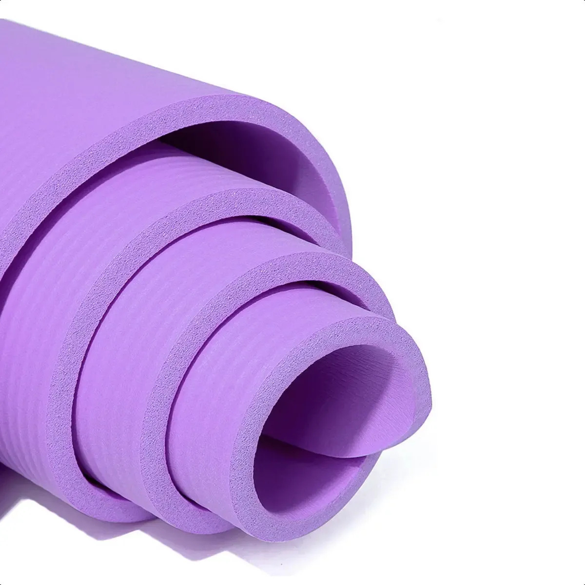 Mat Yoga Colchoneta Ejercicio Grueso 15mm Bolso Y Correa VIOLETA OSCURO - Imagen 3