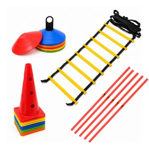 PACK DE AGILIDAD Y COORDINACION + ESCALERA + CONOS + BASTONES